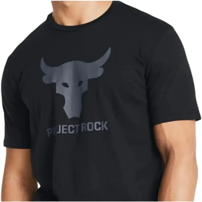 

Men's Project Rock Payoff Graphic Short Sleeve Pure Cotton T-Shirt Casual clothing streetwear men t shirt shirts for men