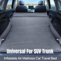 New For SUV Trunk Travel Air Cushion Inflatable Air Mattress Outdoor Camping Inflatable Special Suede Fabric Car Travel Bed