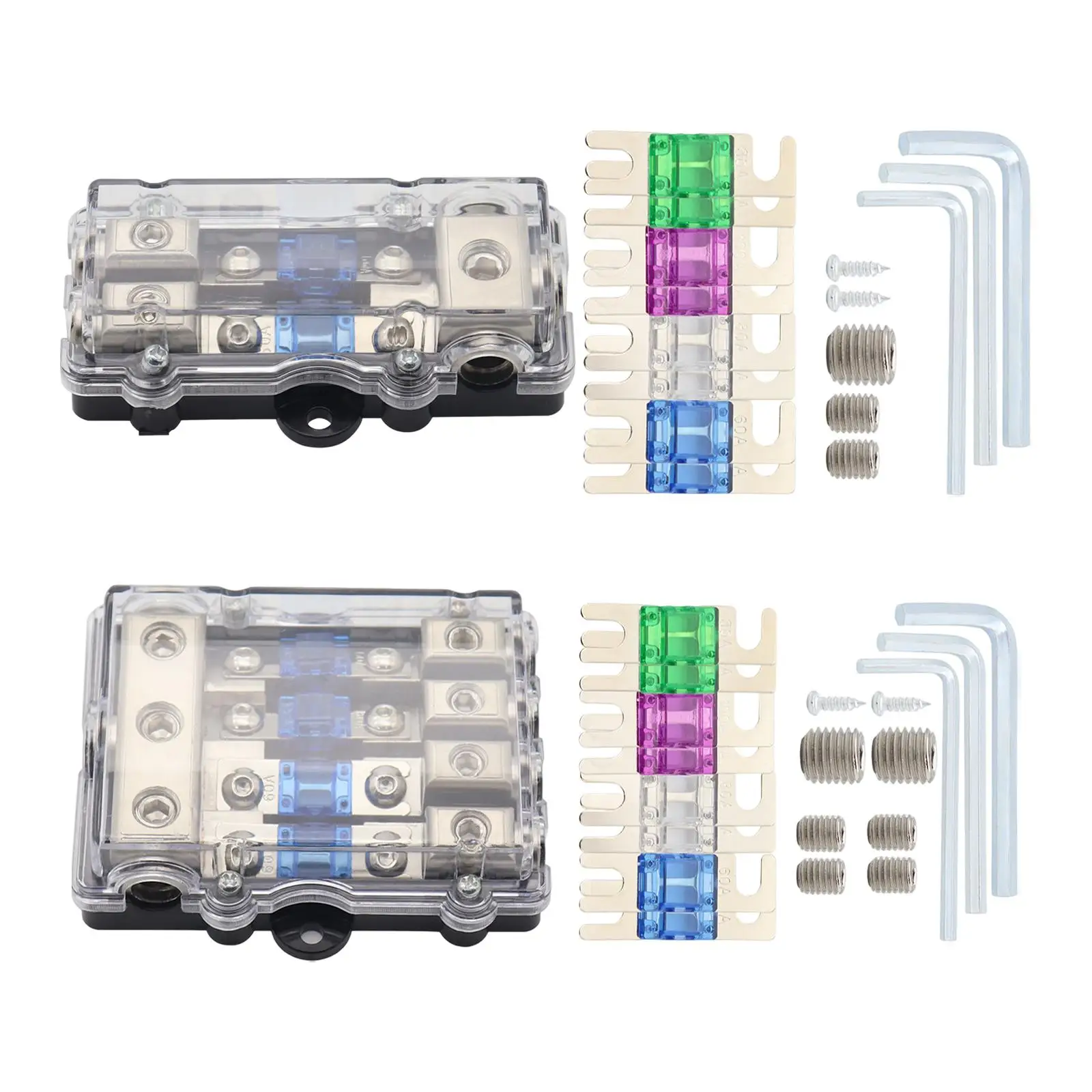 Fused Distribution Block Kit Anl Fuse Holder Space Saving Replacements