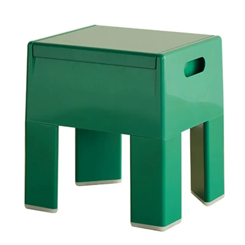 Bench Storage Ottoman Nordic Minimalist Shoe Bench Entryway Storage Stool Padded Seat Hidden Storage Waterproof Patio Foldable