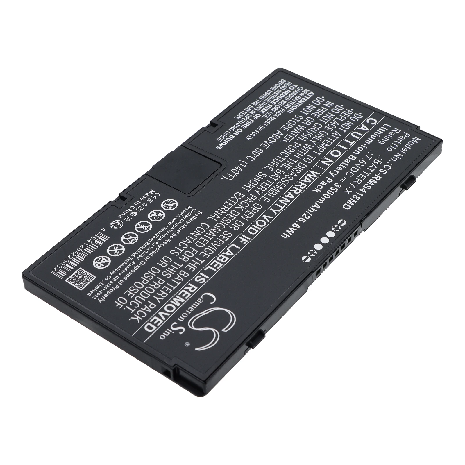 Replacement 7.6V 3500mAh Medical Battery BATTERY-X for iRay Mars1417X, XF DR Panel, F Mars1717XF, Mars1417XF DR Panel