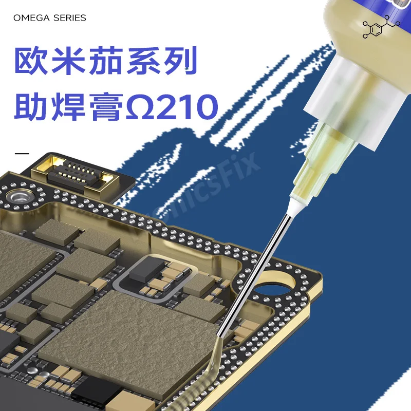 Imagem -03 - Mecânico-pasta Não Limpa do Fluxo Solda do Fluxo Soldadura de Óleo Cpu Desmontagem Especial Reparo do Bga Pasta do Fluxo Tubo da Agulha