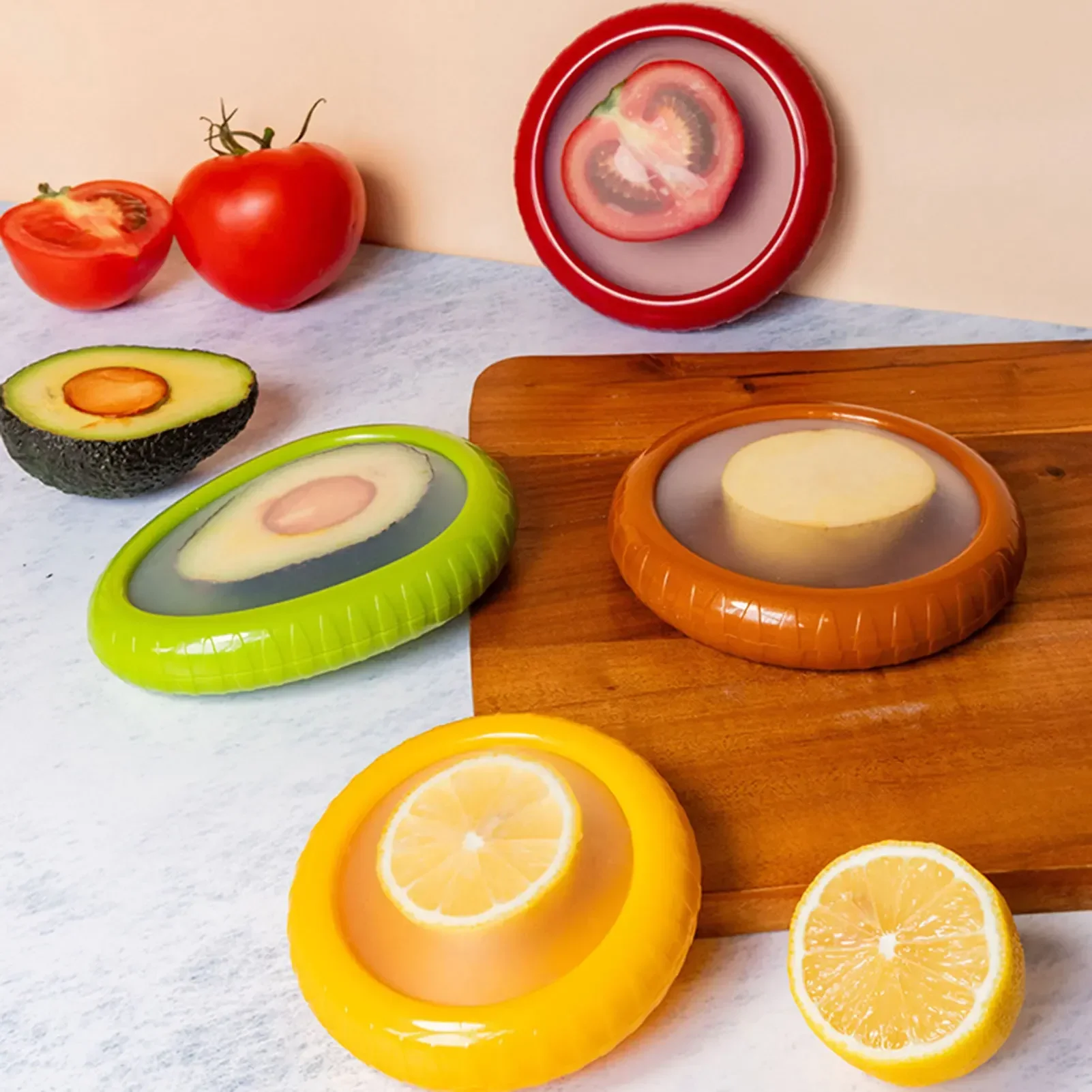 Food Hugger para frutas e vegetais, Fresh-Mantendo caixas, Resuable