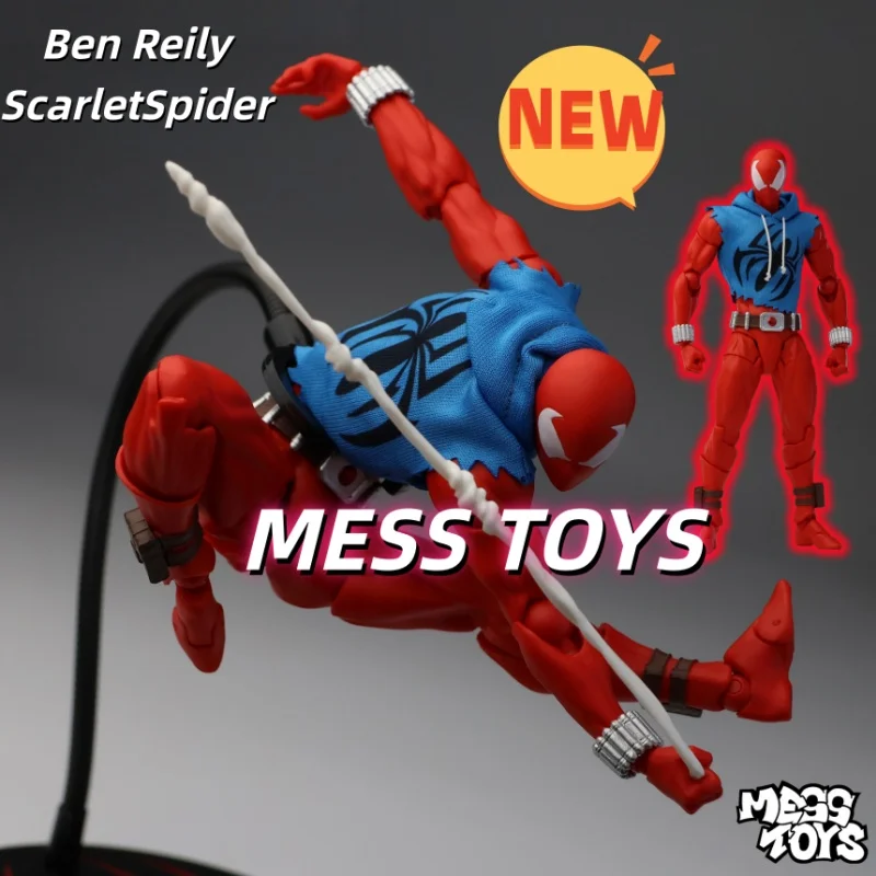 

Новинка! Игрушки Mess Toys: Фигурка Человека-паука (Скарлет-герой), аниме-статуэтка, модель, подарки, игрушки для детей