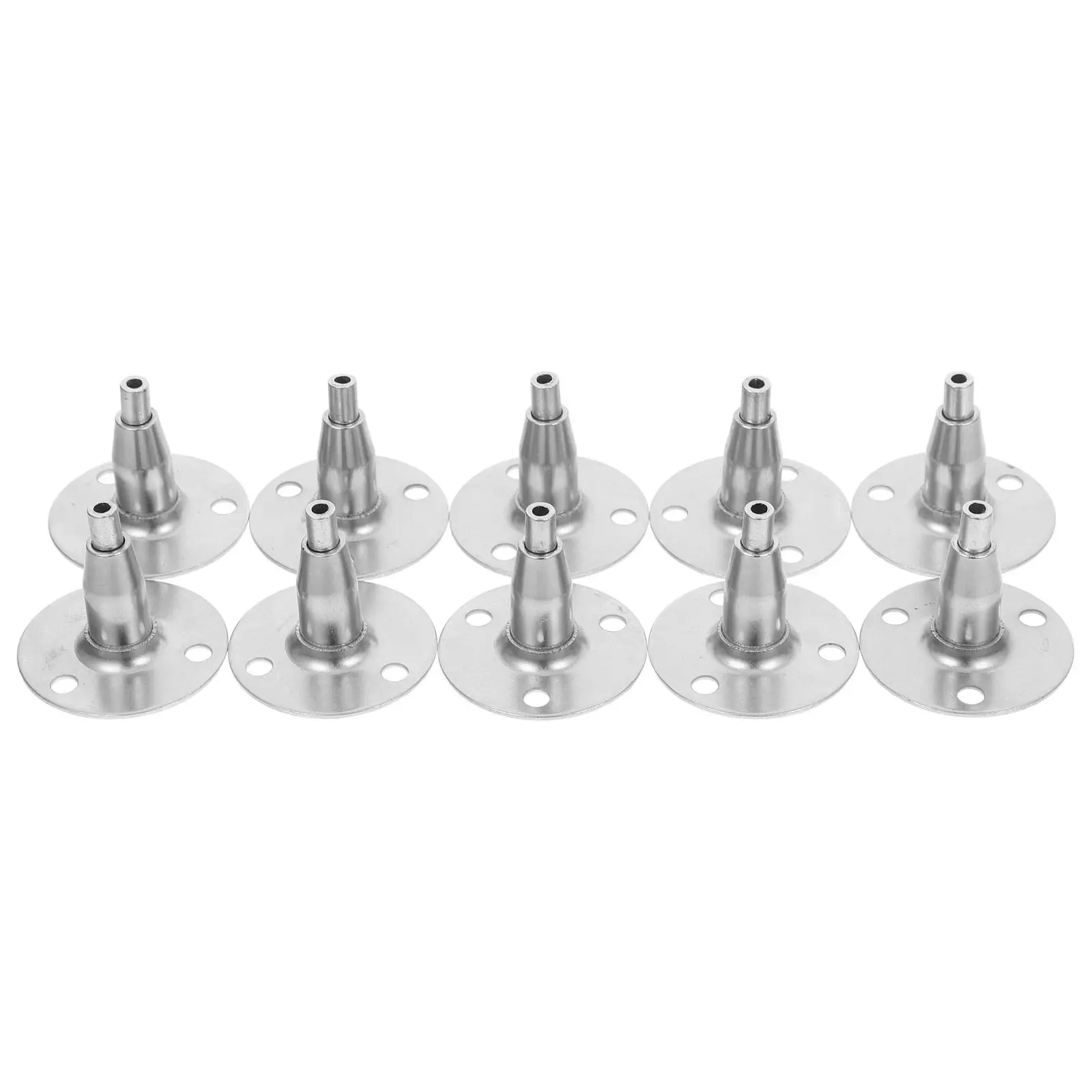 10Pcs Stainless Steel Wire Fastener Rope Clip Cable Hanger Disc for Indoor Outdoor Use Ceiling Sign Light Fixture Mounting
