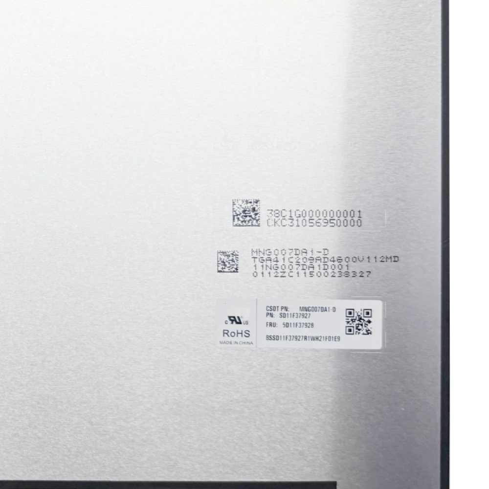 

MNG007DA1-D 100% sRGB 2560x1600 16,0-дюймовый ЖК-экран для ноутбука, 40-контактный EDP, 120 Гц