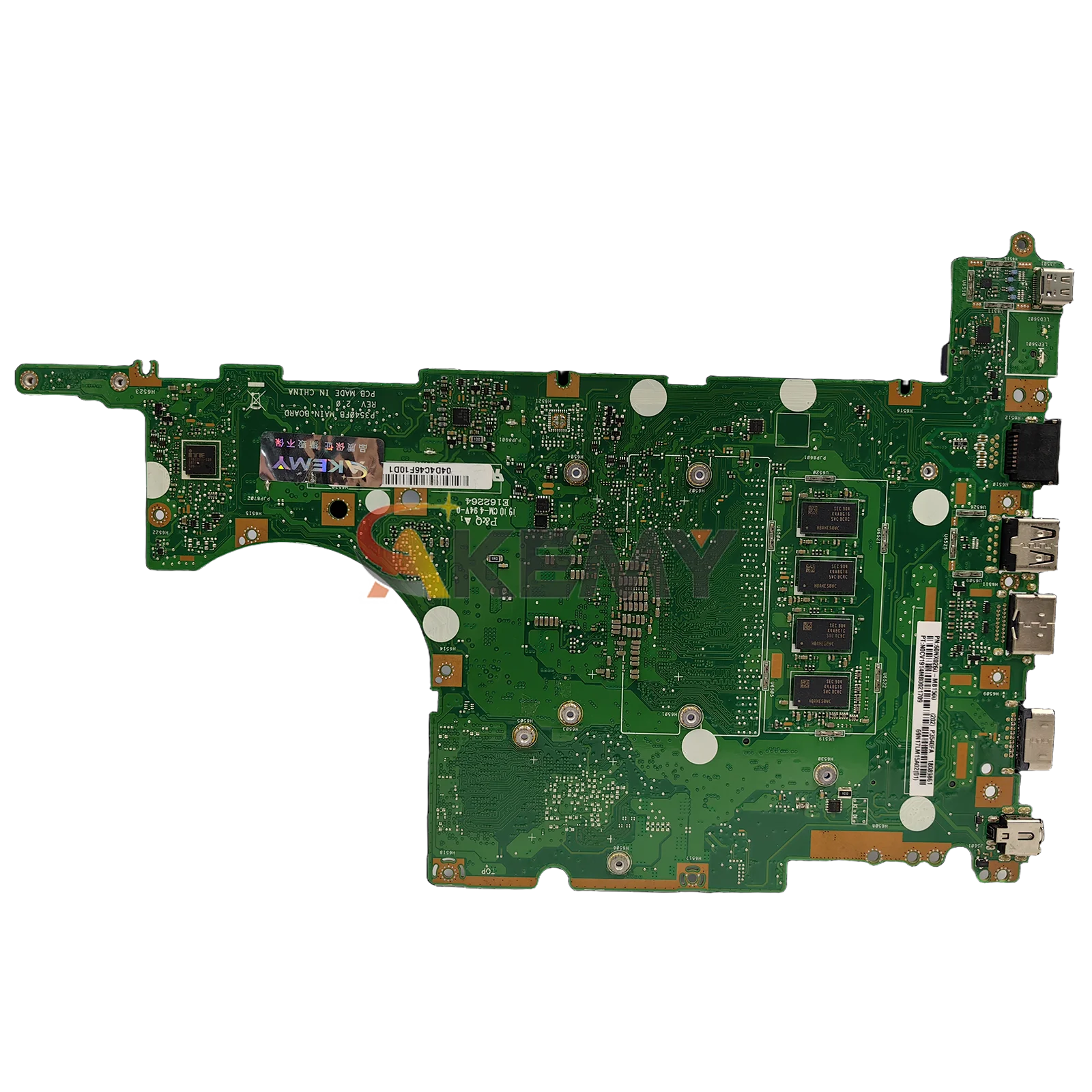 P3540FA Laptop Motherboard For ASUS ProArt P3540F P3540FA P3540FB PX574F Notebook Mainboard With I3 I5 I7 CPU 100% tests OK stk