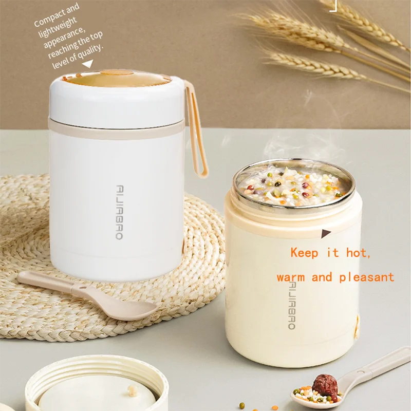 600ML USB Electric Heated Lunch Box Portable Picnic Milk Beverage Food Warmer Stainless Steel Food Insulation Container