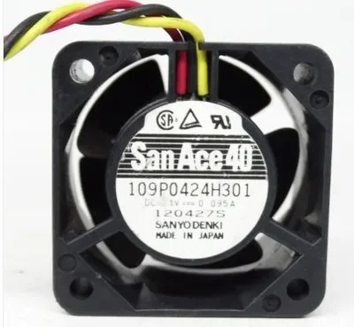 New CPU Cooling Fan For Sanyo 109P0424H301 24V 0.095A 4cm 3-wire Cooler Fan 4028 40*40*28mm Radiator