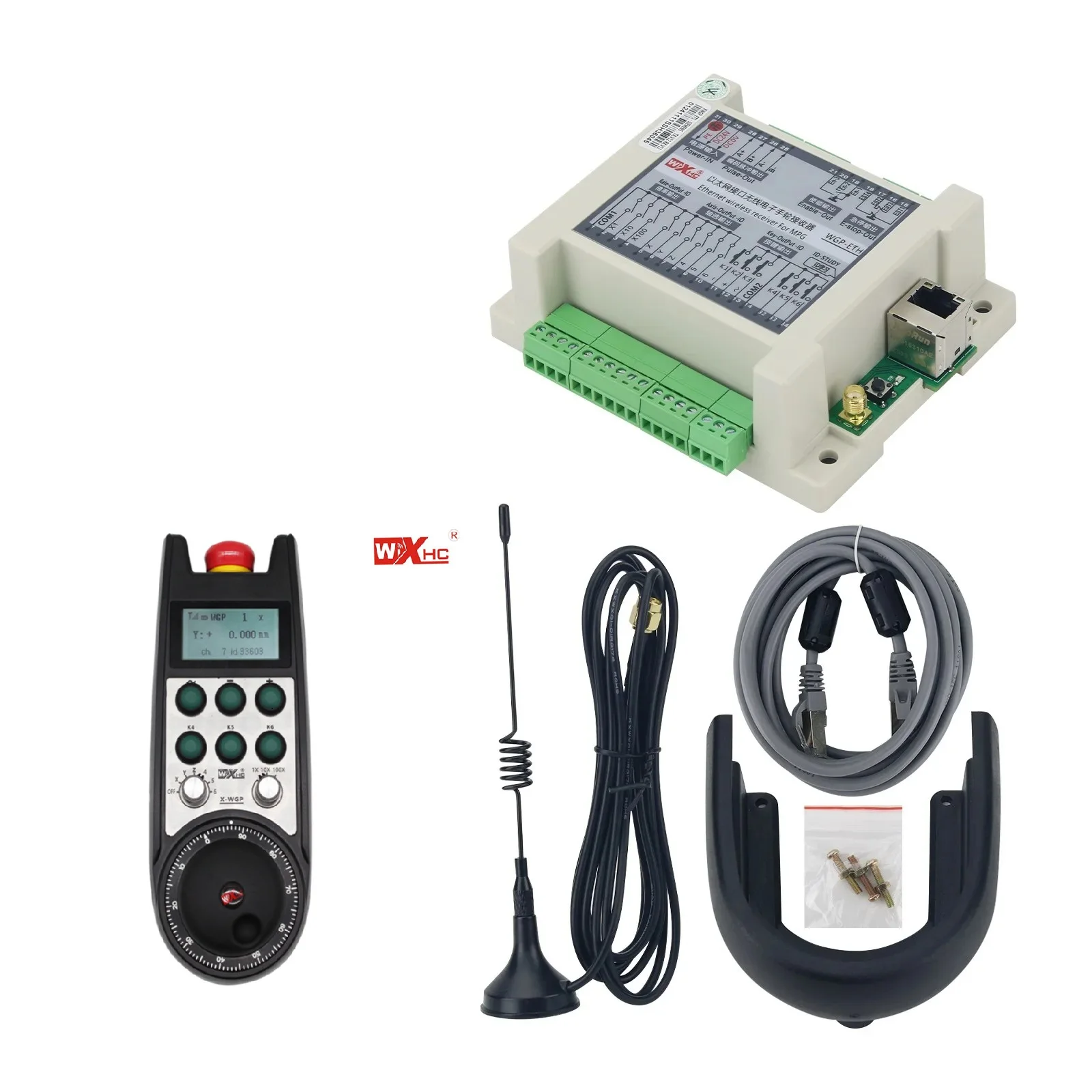 

XHC Factory Sale Wireless Handwheel Manual Pulse Generator CNC Controller MPG 5V-24V 25ppr 100ppr for Siemens CNC System