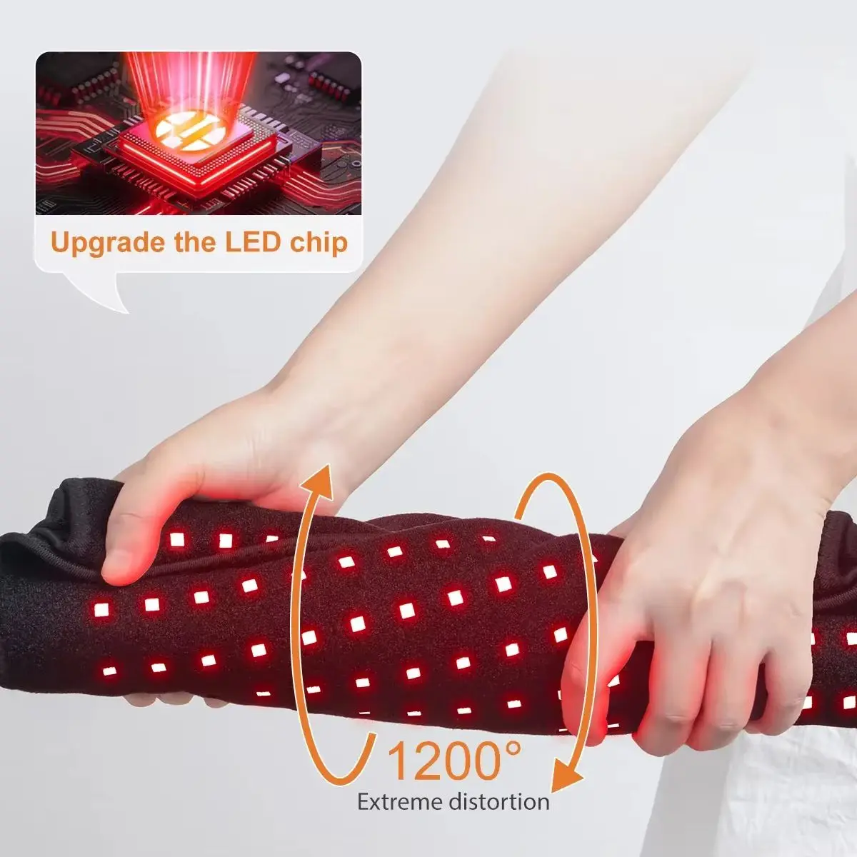 

Dual-Wavelength Red Light Pad 360 LEDs (660nm & 850nm) Heating Mat for Muscle Pain, Relaxation Large Size Back & Shoulder Relief