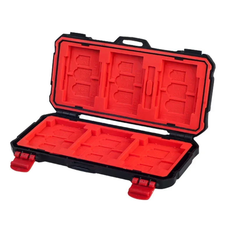 Camera memory card case waterproof and dustproof convenient storage box for Canon Sony SD/ SDHC/ SDXC/ TF/ Micro /XQD/MSD