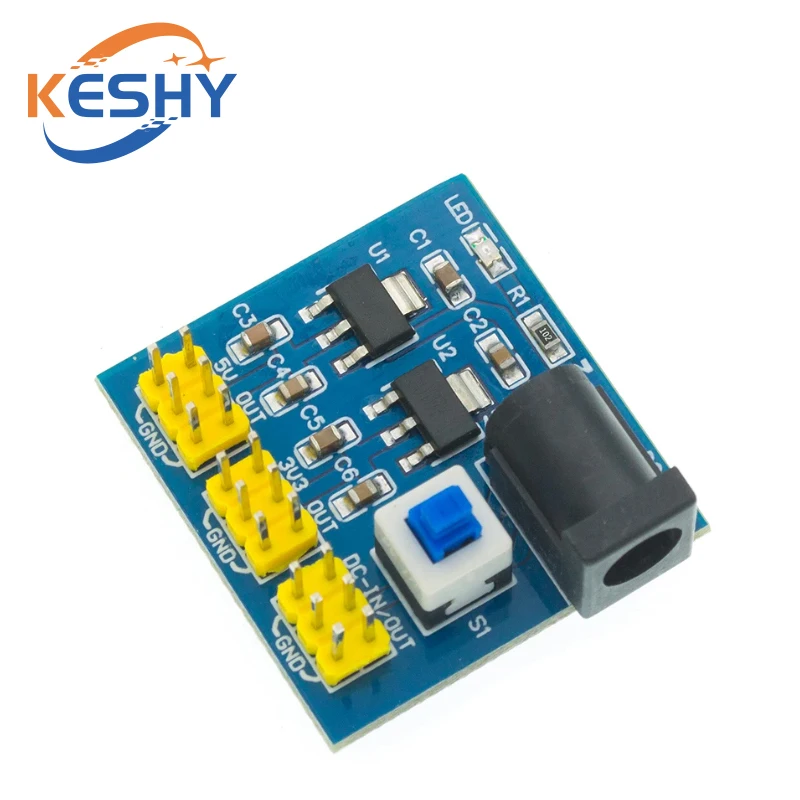 Multi Output Voltage Conversion DC 12V to 3.3V 5V 12V Step Down Buck Power Supply Module For Arduino