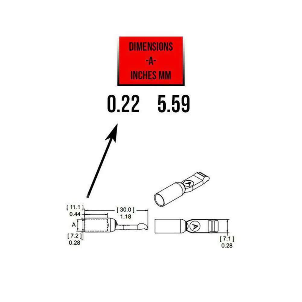 

Parts Cable Terminal For Battery Connections 20pcs/Set Accessories Battery Chargers Connector Contacts Copper Replacement