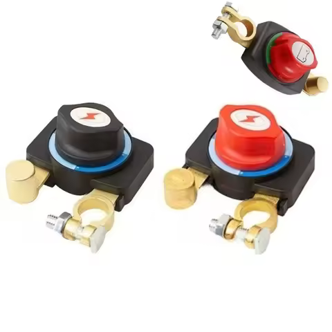 Auto Battery Disconnect Switch on/Off Battery Isol Power Protector for Vehicles - Leakage Protection and Battery Protection