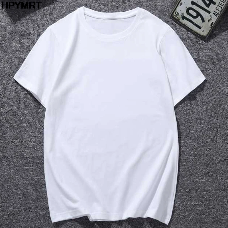 2020 Summer Men T Shirt Tops O-neck Short Sleeve Tees Men\'s Fashion Fitness Hot T-shirt For Male White Hipster Unisex Tshirt