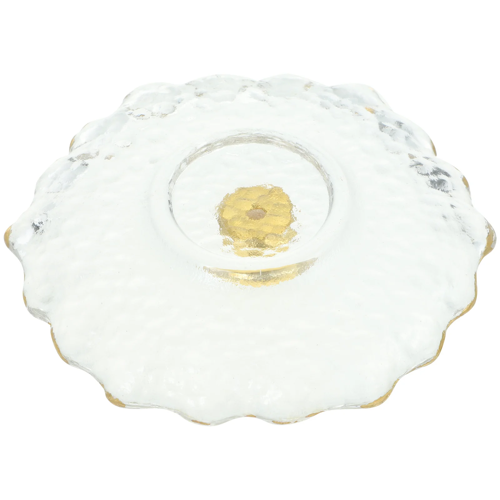 

Decorative Incense Burner Golden Glass Teardrop Multi-Functional Home Decoration for Reading Tea Purify Incense Holder