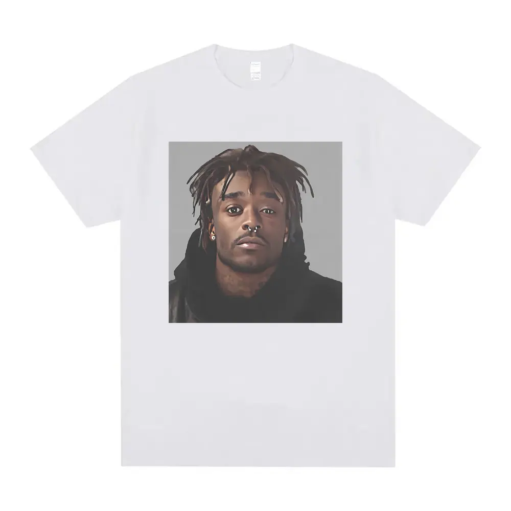 Rapper Lil Uzi Vert Mugshot T-shirts Men Women Hip Hop Fashion Casual Tshirt Short Sleeve Summer Male Vintage Oversized T Shirts