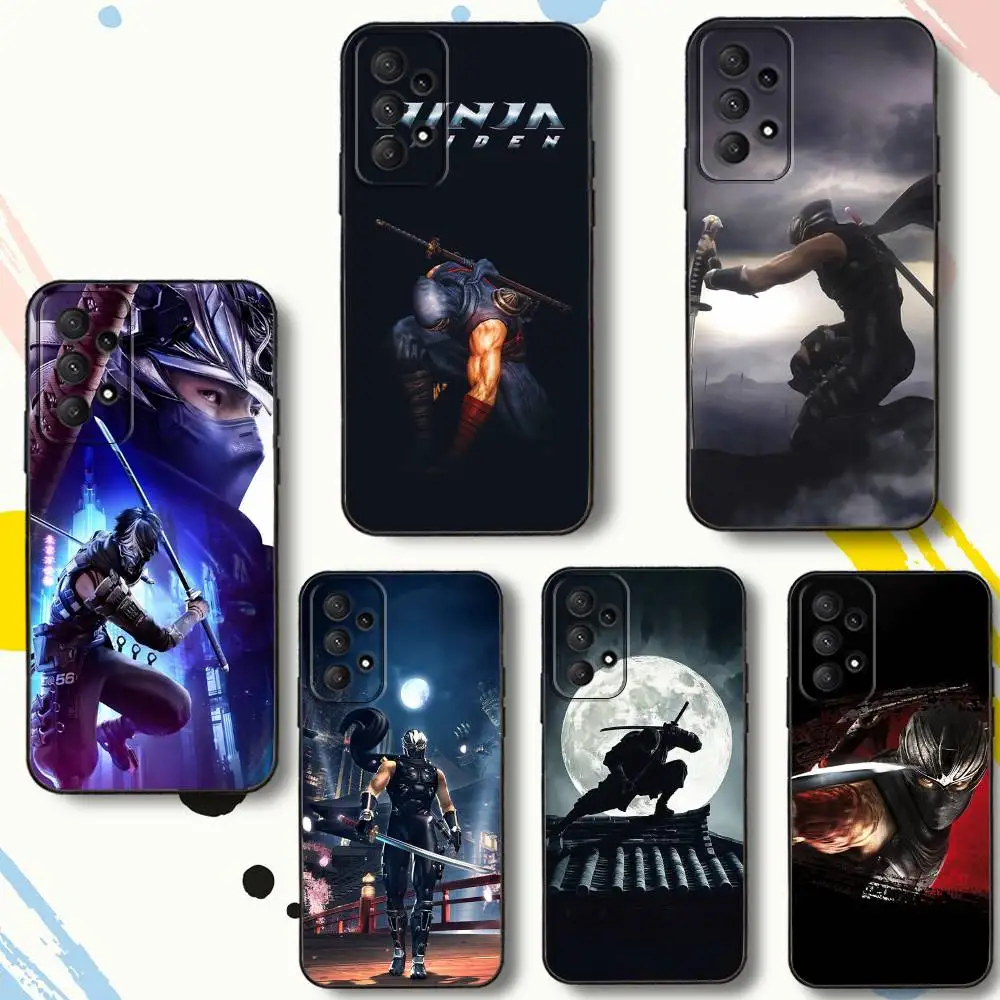 

N-Ninja N-NG4 GaidenS Phone Case For Samsung Galaxy A 80,72,73,91,53,22,51,52,5G,Plus,J,Note Soft Black Cover