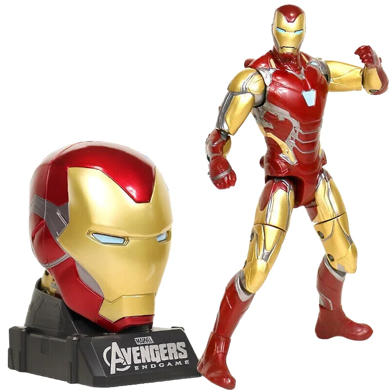 Disney SpiderMan Avengers figura deformada Iron Man Capitán América Ant-Man War Machine Action marvel legends collection, regalo para niños