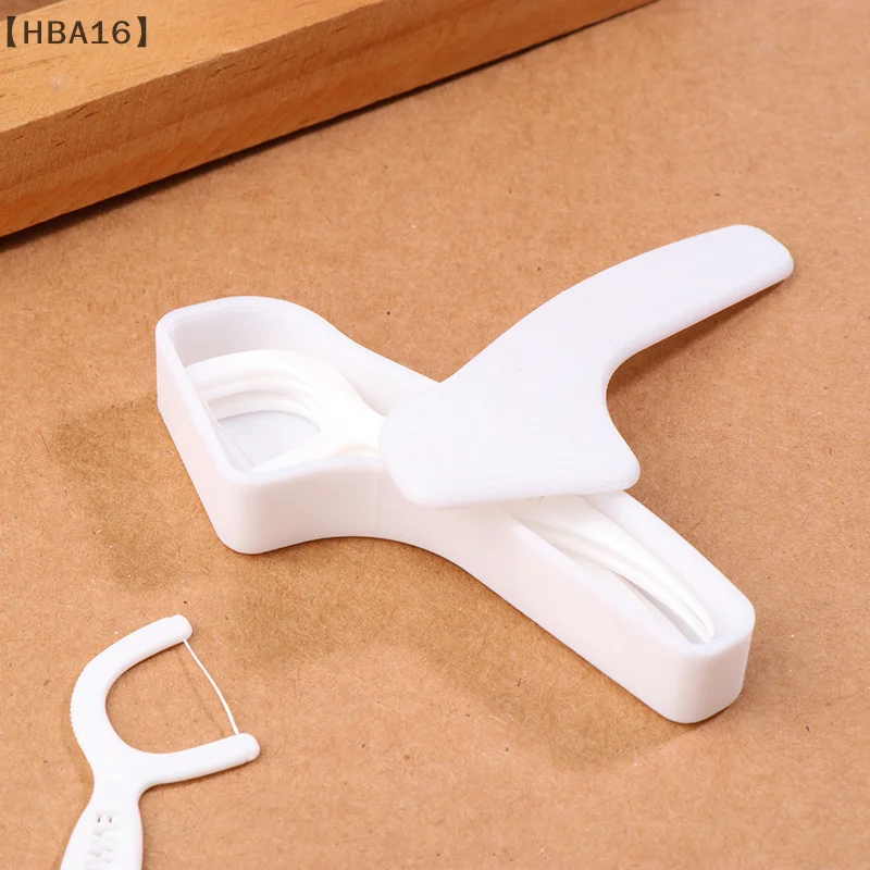 

1 PCS Portable Empty Refillable Teeth Flosser Storage Box Floss Pick Dispenser Traveling Practical Clean Floss Stick Oral Care