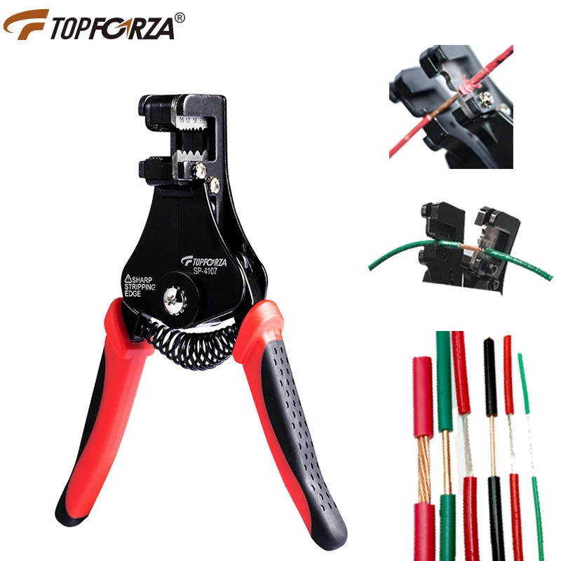 

Topforza Automatic Wire Stripper Pliers Wire Peeler Multifunctional Electrician Repair Cable Stripping Hand Tools