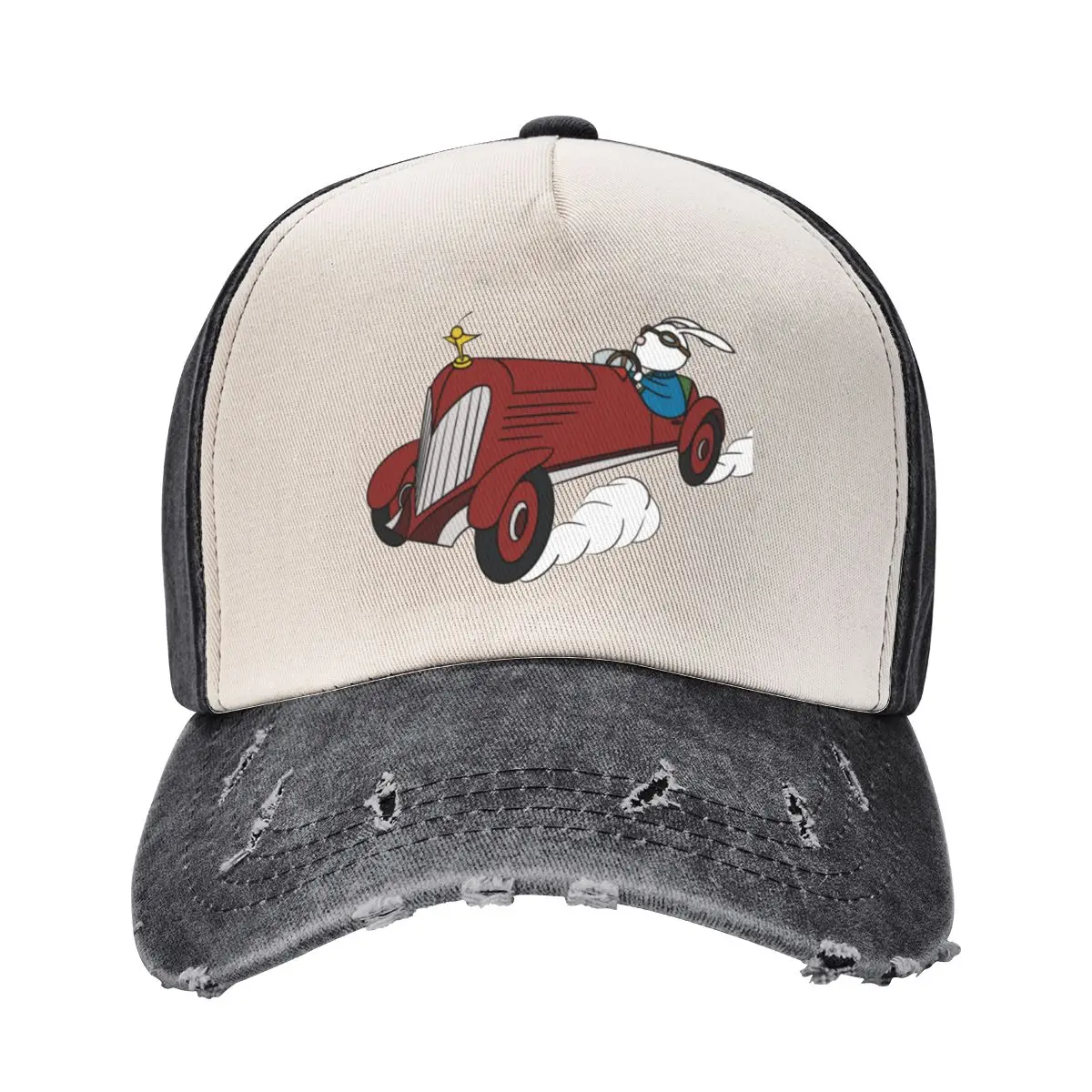 

Racing Car Rabbit Baseball Cap birthday Horse Hat hard hat Trucker Hats For Men Women's