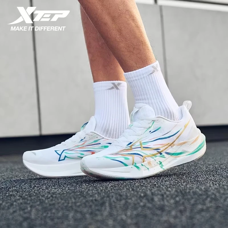 Xtep 2000km 5.0 Shoes Sneakers for Men Cushion Durable Professional Combat Universal Jogging Running Shoes 874119110023