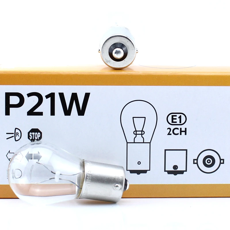 10pcs Philips P21W S25 BA15s 1156 Vision Turn Signal Lamps Original Car Fog Bulbs Standard Reverse Light 12498CP Wholesale view 3