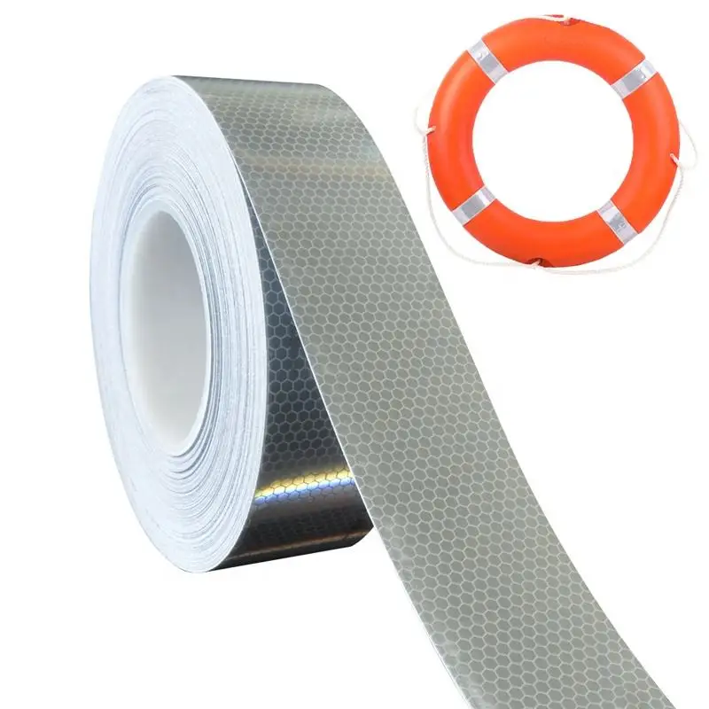 Nastro riflettente SOLAS Marine 5cm * 10m/rotolo adesivo riflettori ad alta visibilità striscia adesivi impermeabili su anelli o vestiti di vita