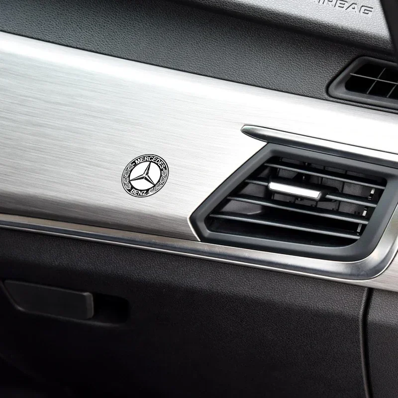 قفل السيارة ثقب المفتاح ملصقات قفل الباب حماية ملصق السيارة لمرسيدس بنز B R G الفئة GLK GLA C200 E200 C200L S400 W211 W221 #4