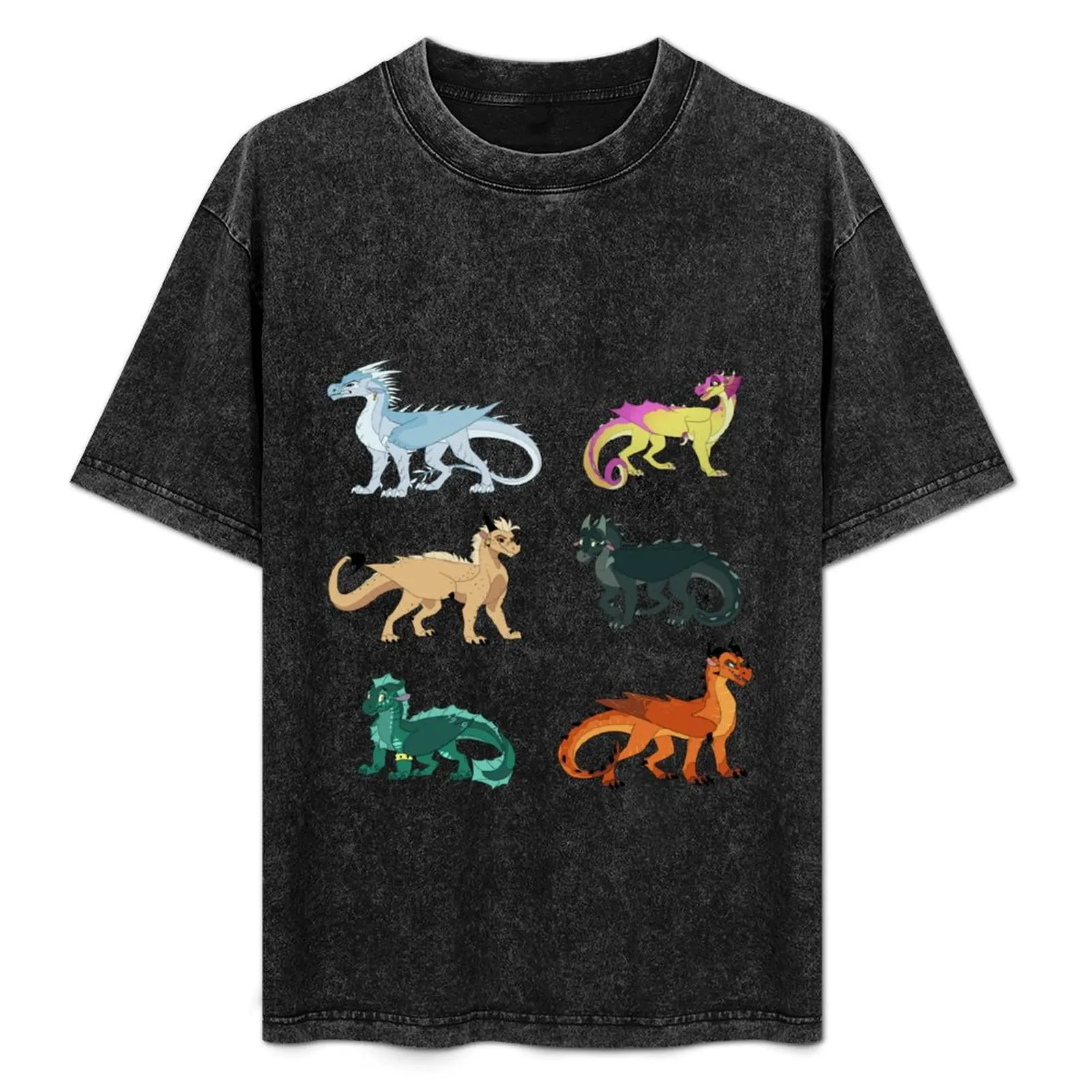 Wings of Fire - Jade Academy arc sticker set T-Shirt Novelty Graphic Tee Shirt