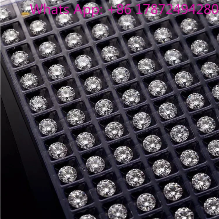 Messi Gems Wholesale VVS Cushion Grey Moissanite, 10×10mm for Jewelry Making