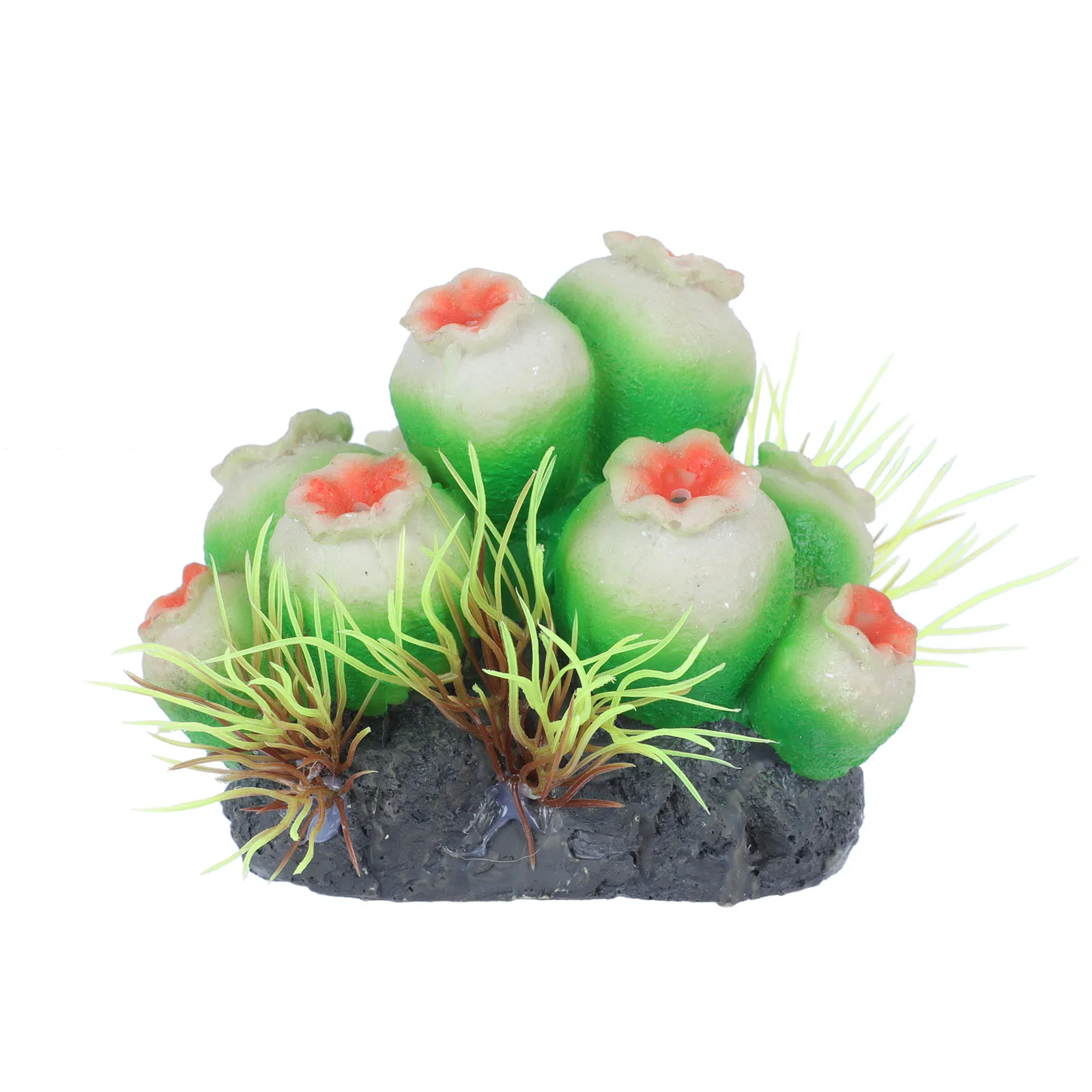 

Air operated Oxygen Pump Corpse Flower Stone Decoration for Fish Tank Pond Resin Plant Bubble Maker Aquarium Garden nament