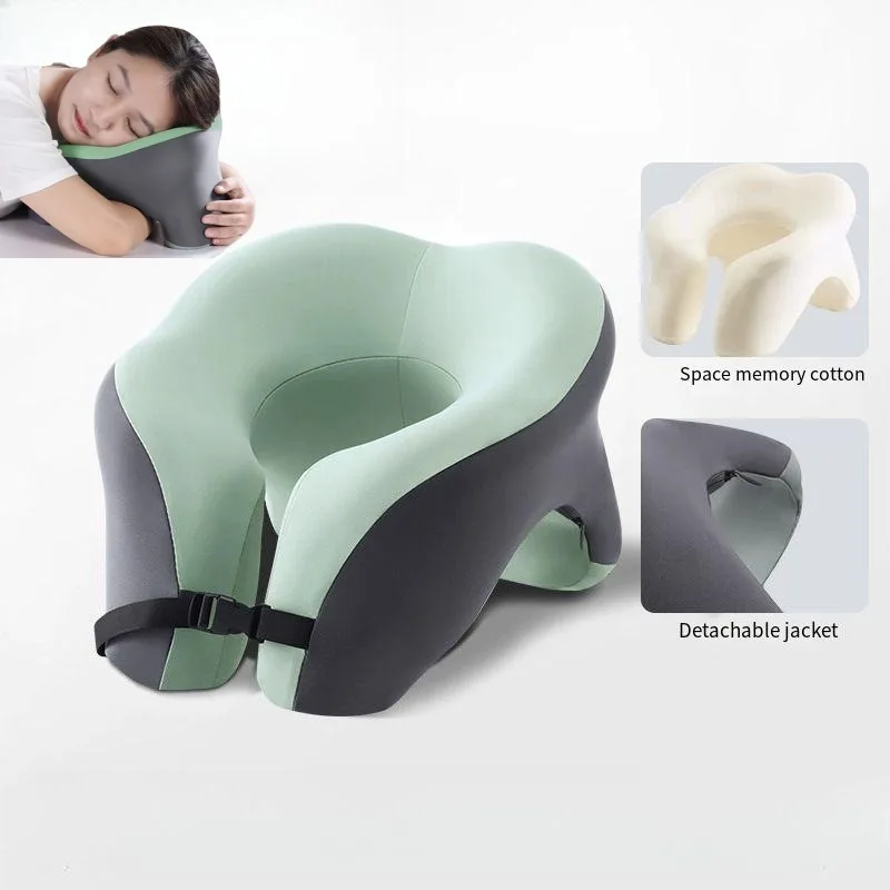Travel U-Shaped PillowNeck and Cervical Spine Pillow Airplane Car Office Home Headrest Neck Support Sleeping Pillow Memory Foam