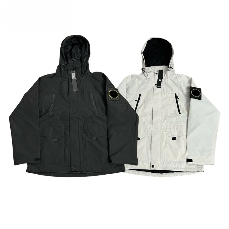 

YFSTONE American Workwear High Street Trendy Brand Stone Jaet Casual Multi-ket Waterproof Windproof Outer Jaet