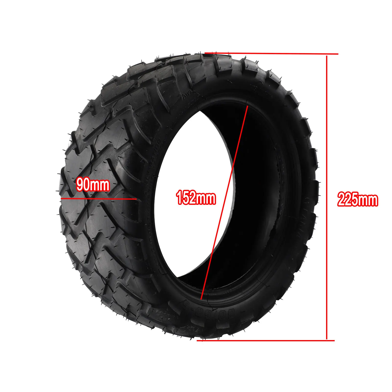 

High Quality Durable Tubeless Tyre Tire Black Electric Scooter Inner Outer Practical To Use Replacement Rubber
