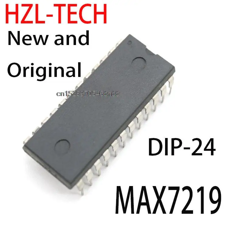 5PCS New and Original MAX7219EWG SOP24  SOP 7219EWG MAX7219CWG SOP-24 MAX7219CNG DIP-24 MAX7219