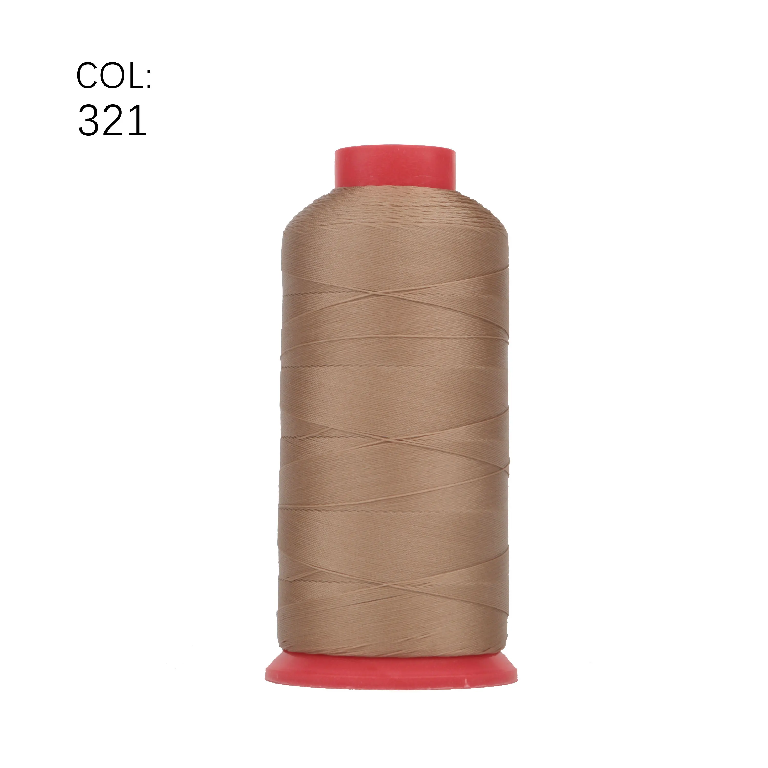 TEX 70 Nylon Gebonden Draad 0.3 MM Zware Breeksterkte Lederen Bekleding Schoenen Canvas Naaisteek 210D/3 1500 Meter