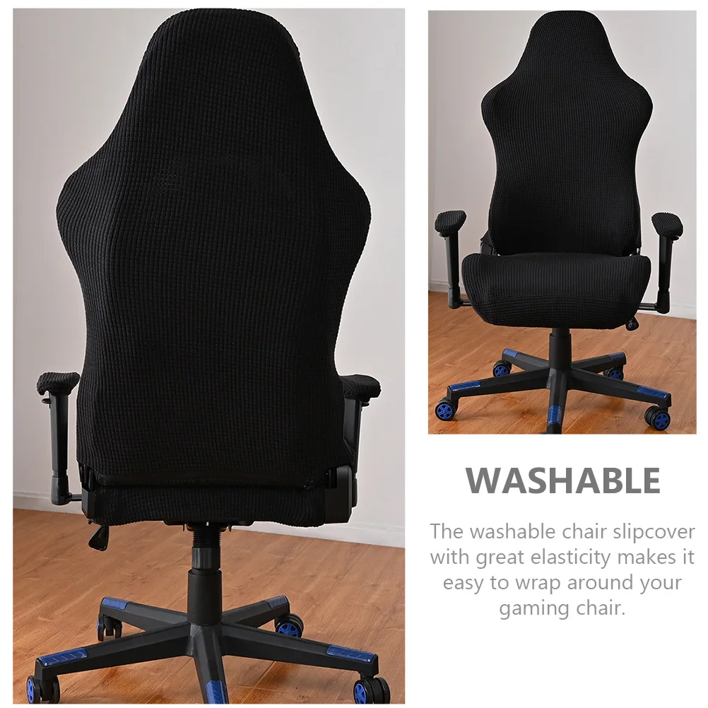 

1 Set Stretch Chair Cover For Gaming Computer Chair Slipcover Washable Elastic Armrest Seat Cover Pet Kids Proof 120Characters