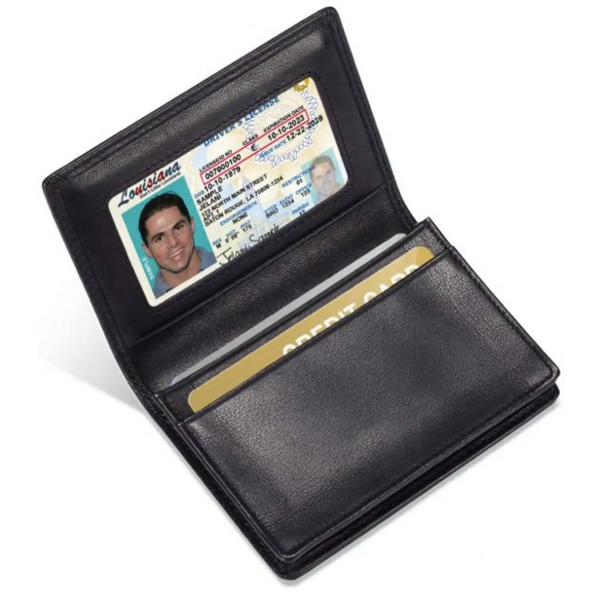 

RFID Blocking Leather Expandable Wallet