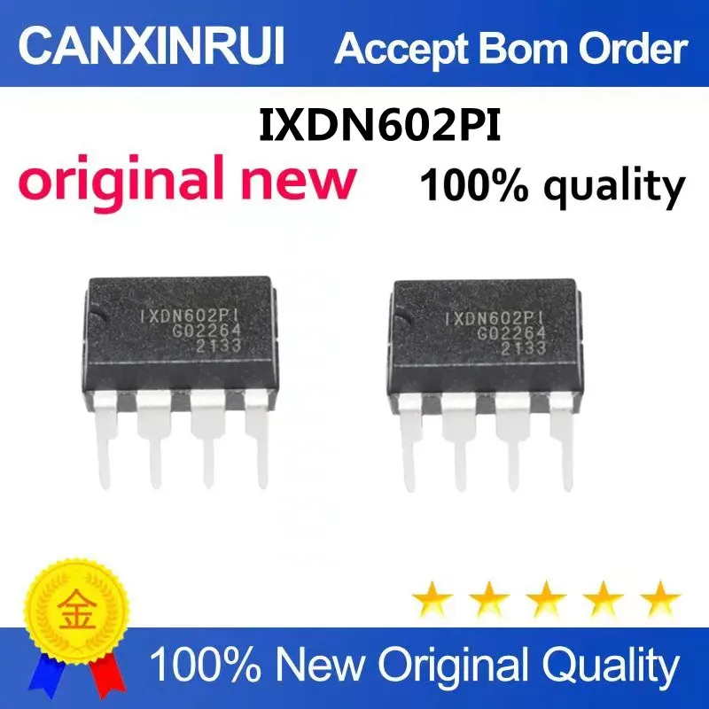 

IXDN602 IXDN602PI new imported original, 2A dual low-side transistor ultra-fast drive can be shot directly