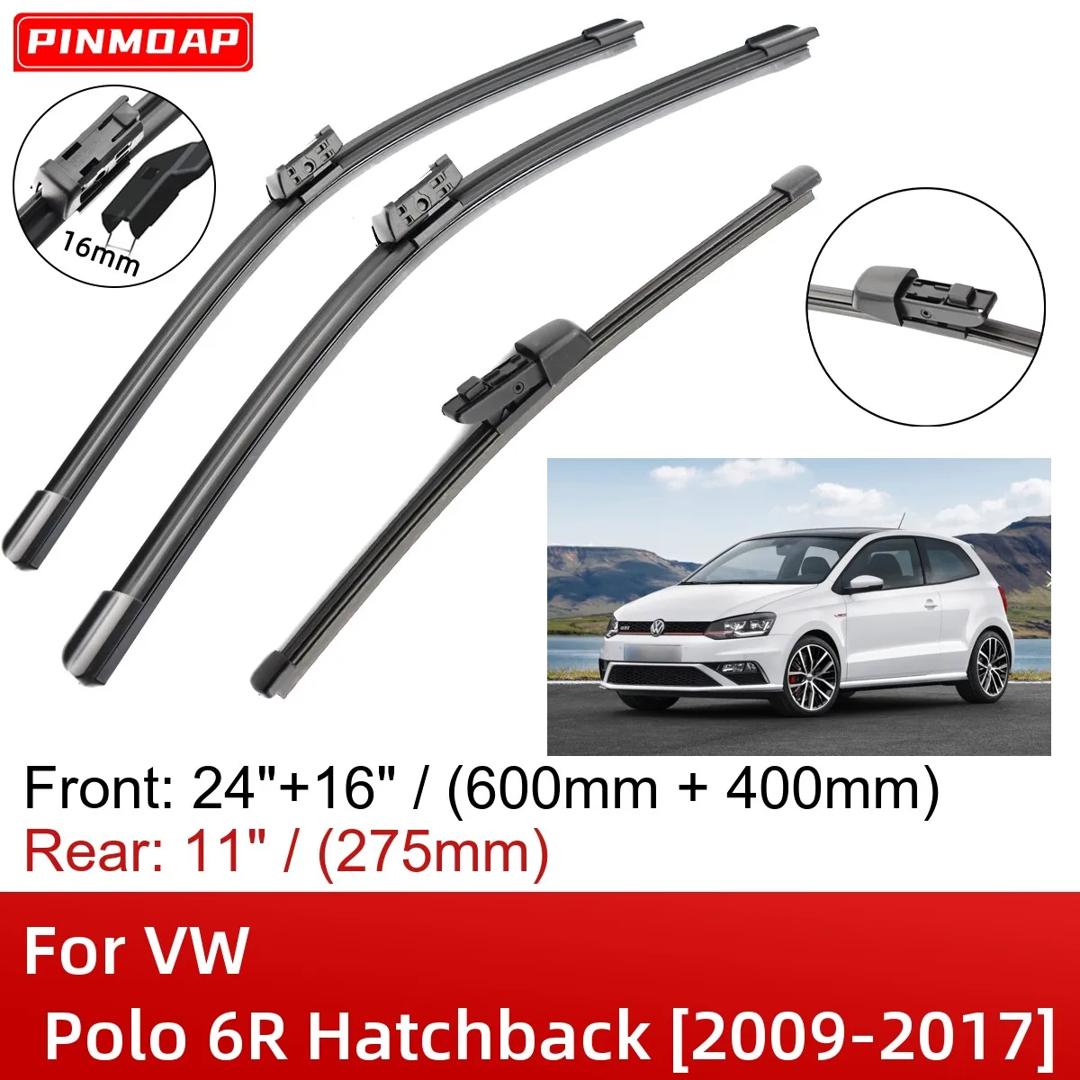 For VW Polo 6R Hatchback 2009-2017 24\