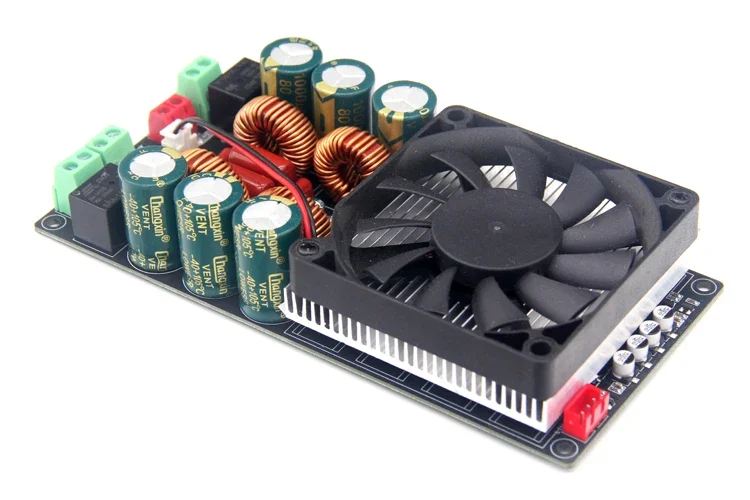 하이파이 단일 전압 스테레오 고전력 D 클래스 디지털 전력 증폭기 보드, 울트라 TPA3255 릴레이 보호, 2x600W