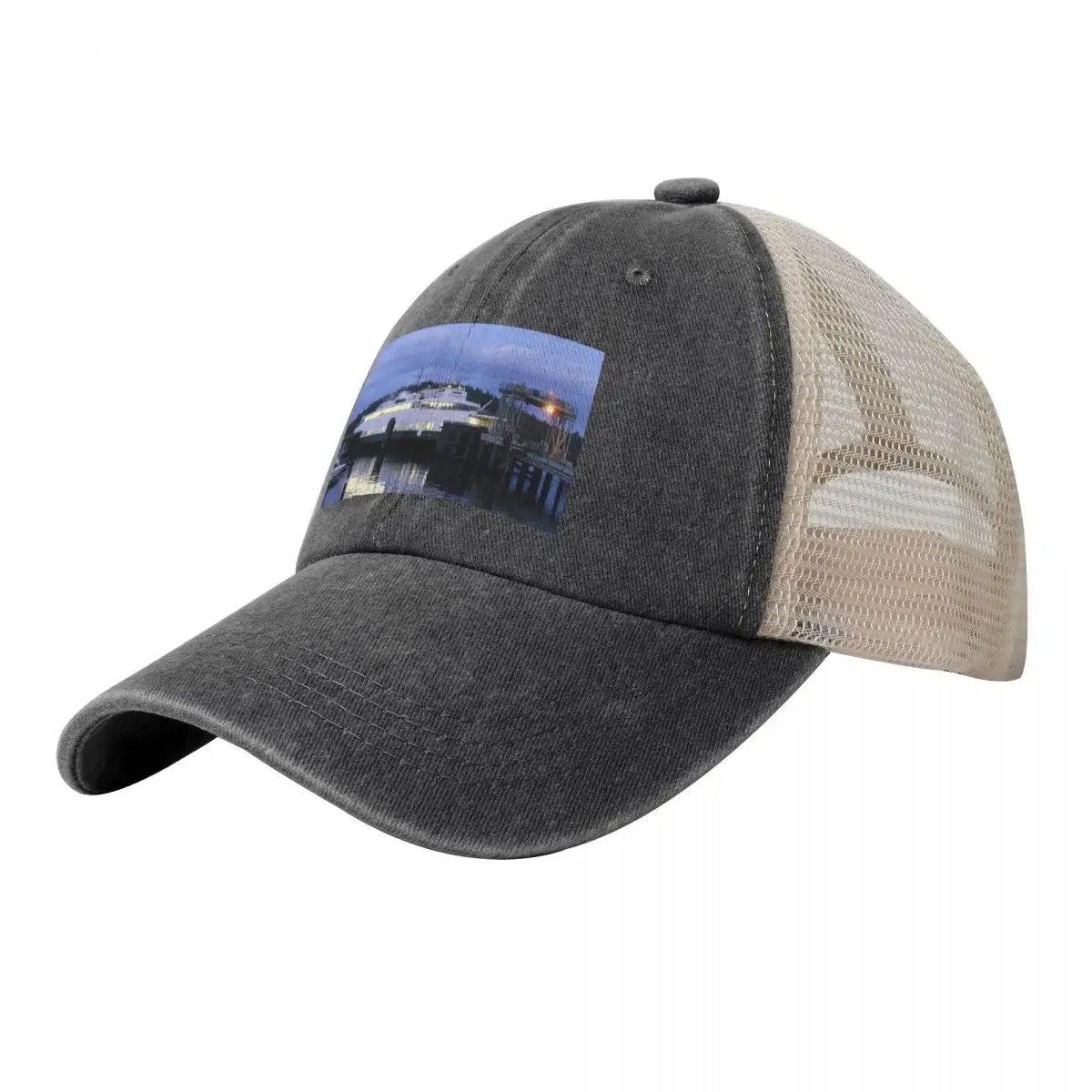 Ferry - Friday Harbor, WA Baseball Cap Dropshipping western Hat New In Hat Hat Beach Hats For Women Men's