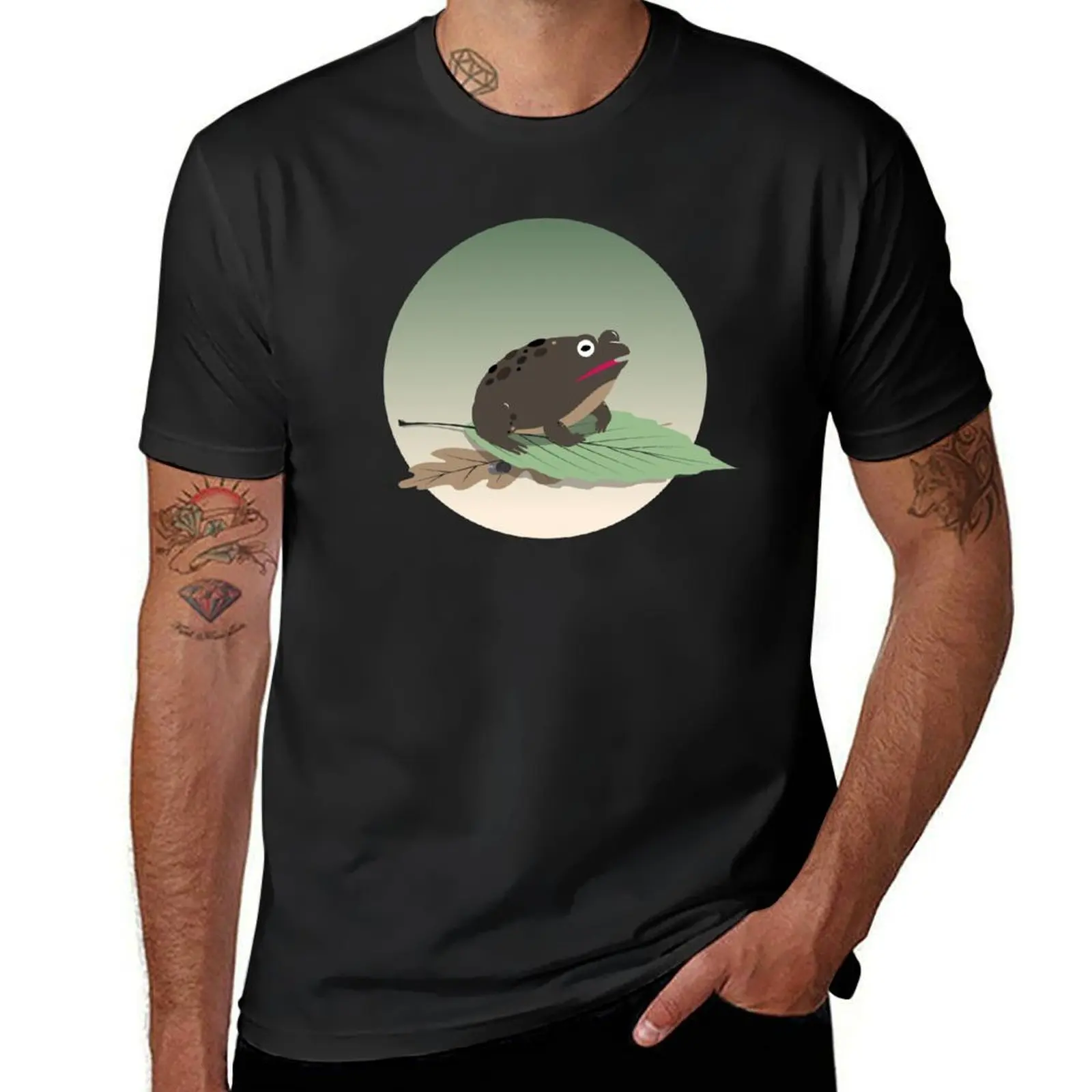 Toadally awesome. T-Shirt blacks sweat customizeds plain t shirts men