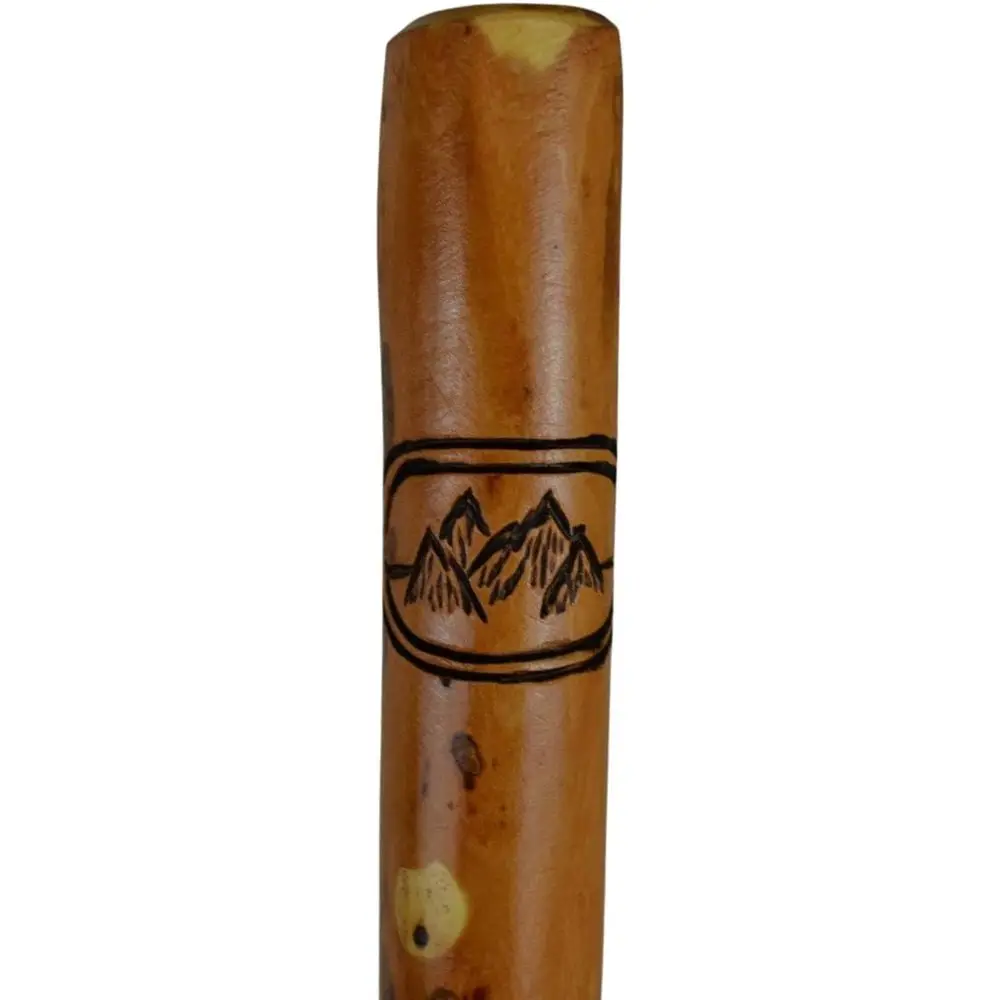 

Handcrafted Mountain Landscape Walking Stick, Up to 60 Tall