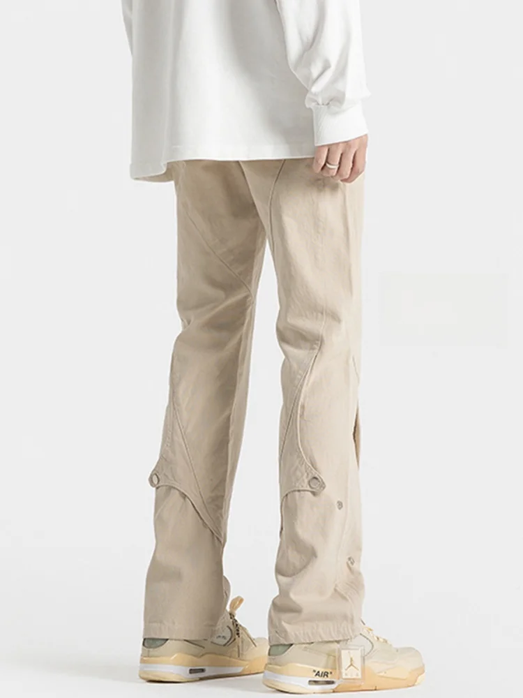 

American High Street Sle Men's Loose Straight Leg Workwear Pants Autumn Trendy Brand Casual Long Trousers Youth Faion