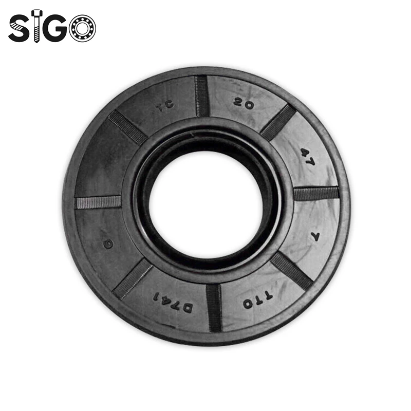 8*18*4/5/6/7 8x18x4/5/6/7 8*19*7 8x19x7 Nitrile Rubber Black NBR Double Lip Spring Ring TC Gasket Radial Shaft Skeleton Oil Seal