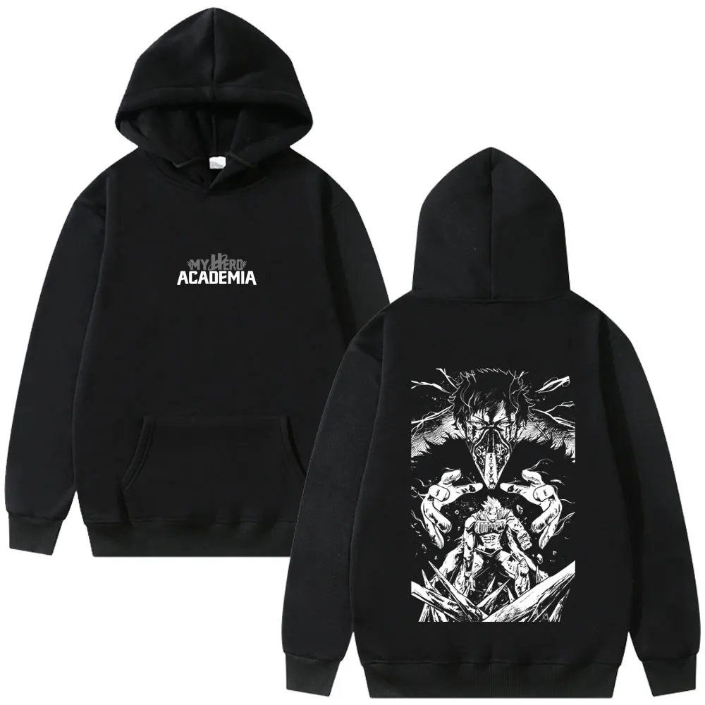 

Anime My Hero Academia Overhaul Graphic Hoodie Men Women Fashion Vintage Hooded Sweatshirt Male Cartoon Manga Cosplay Hoodies